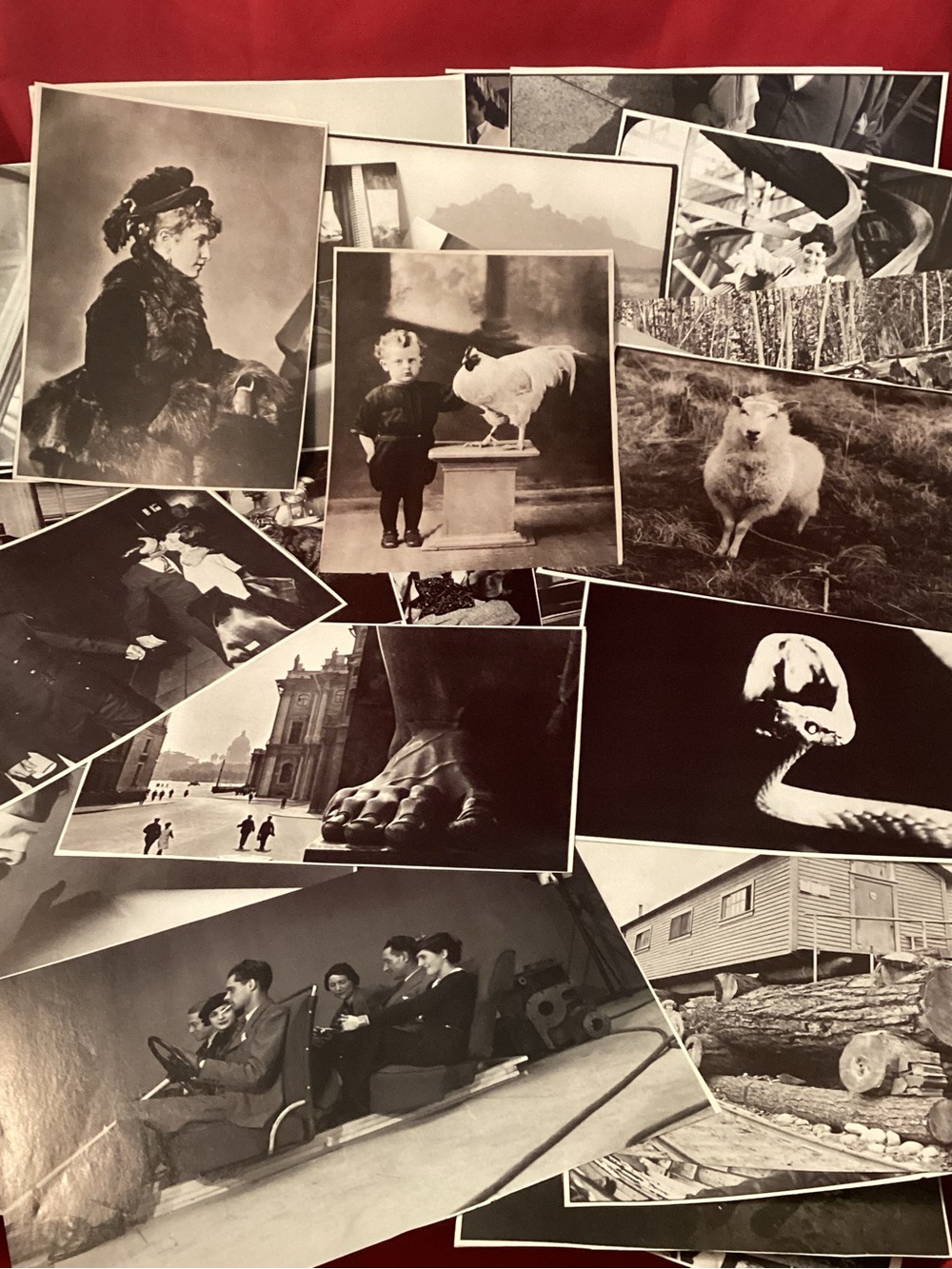 Black & White Vintage Style magazine clippings for Junk journal lot A